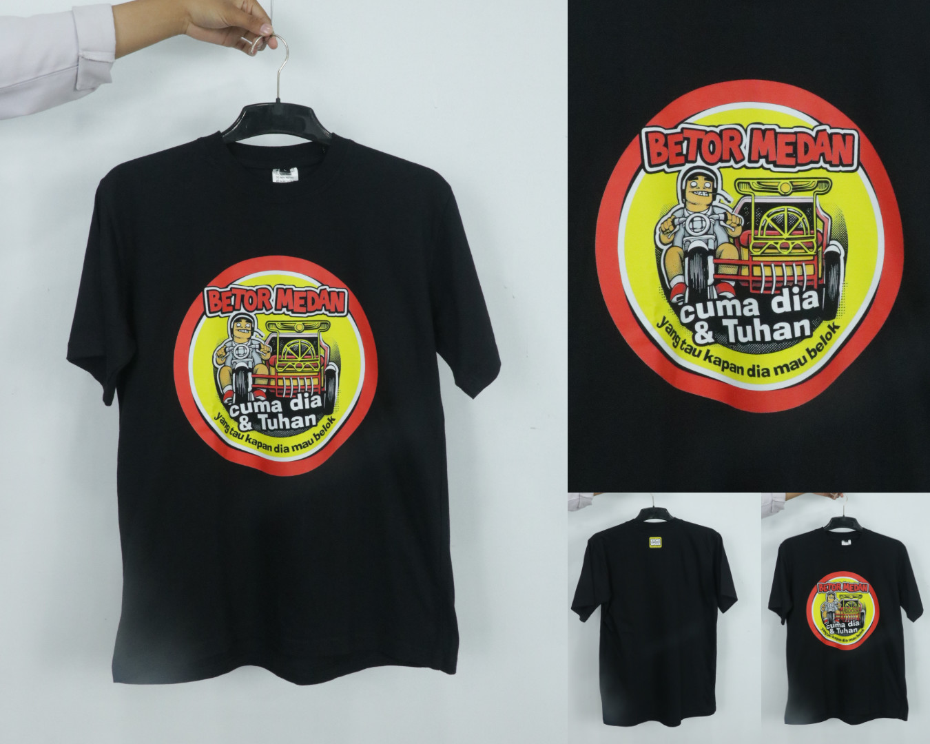 Kaos Betor Medan | Hitam