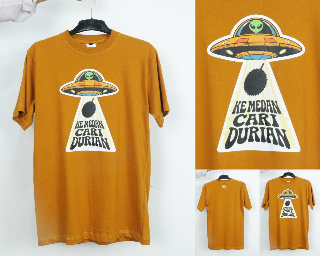 Kaos UFO Ke Medan Cari Durian | Brick Orange