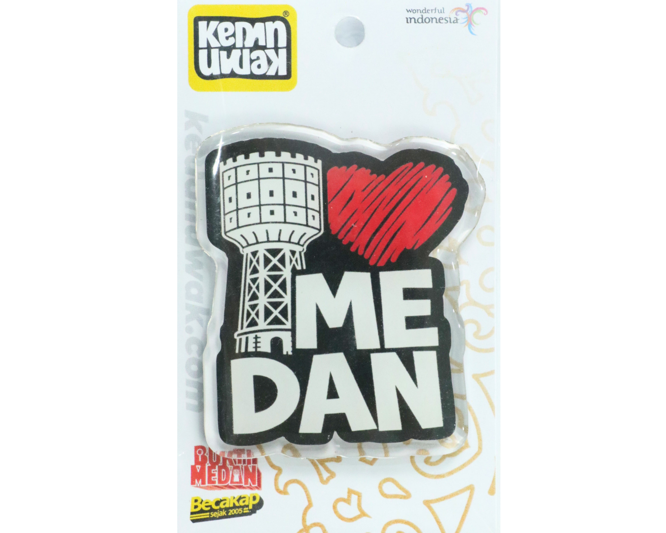 Cinderamata Menara I love Medan