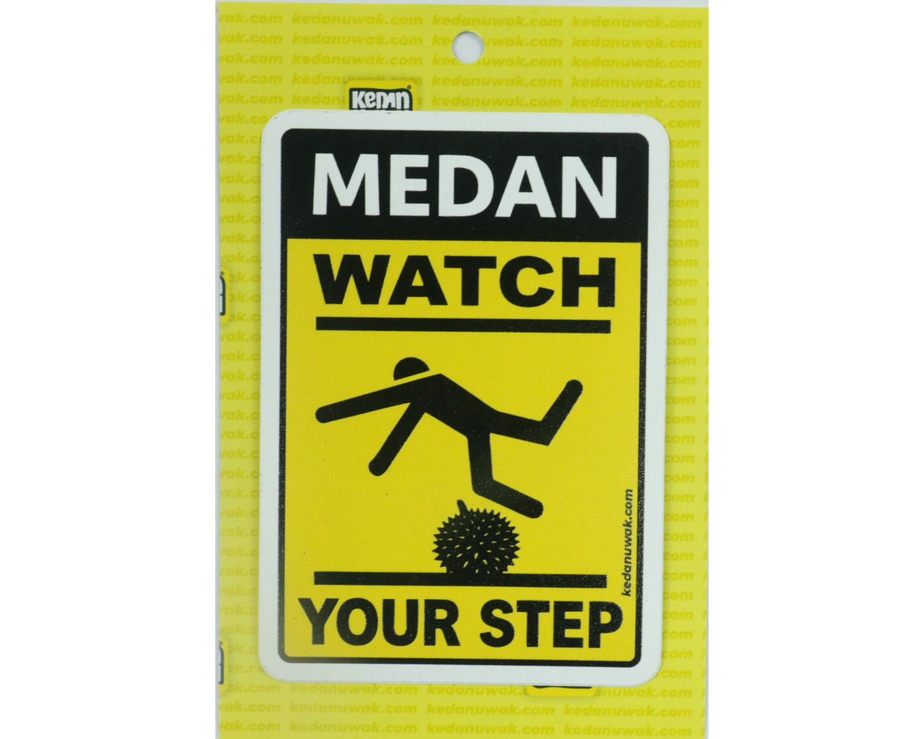 Stiker Medan Watch Your Step 