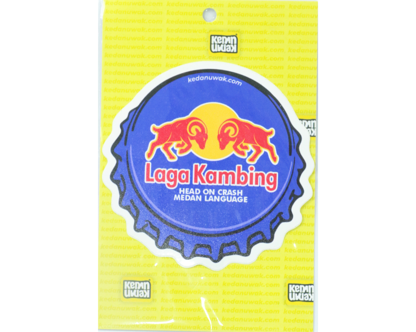 Stiker Banteng Laga Kambing 